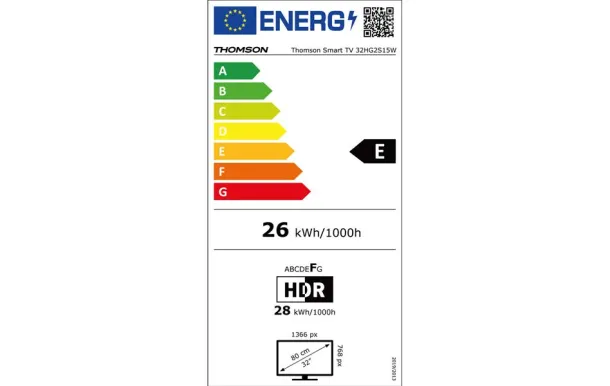 THOMSON TV 80 cm LED HD - 32HG2S15W