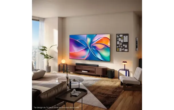 HISENSE Téléviseur 108 cm QLED UHD 4K - 43E7S