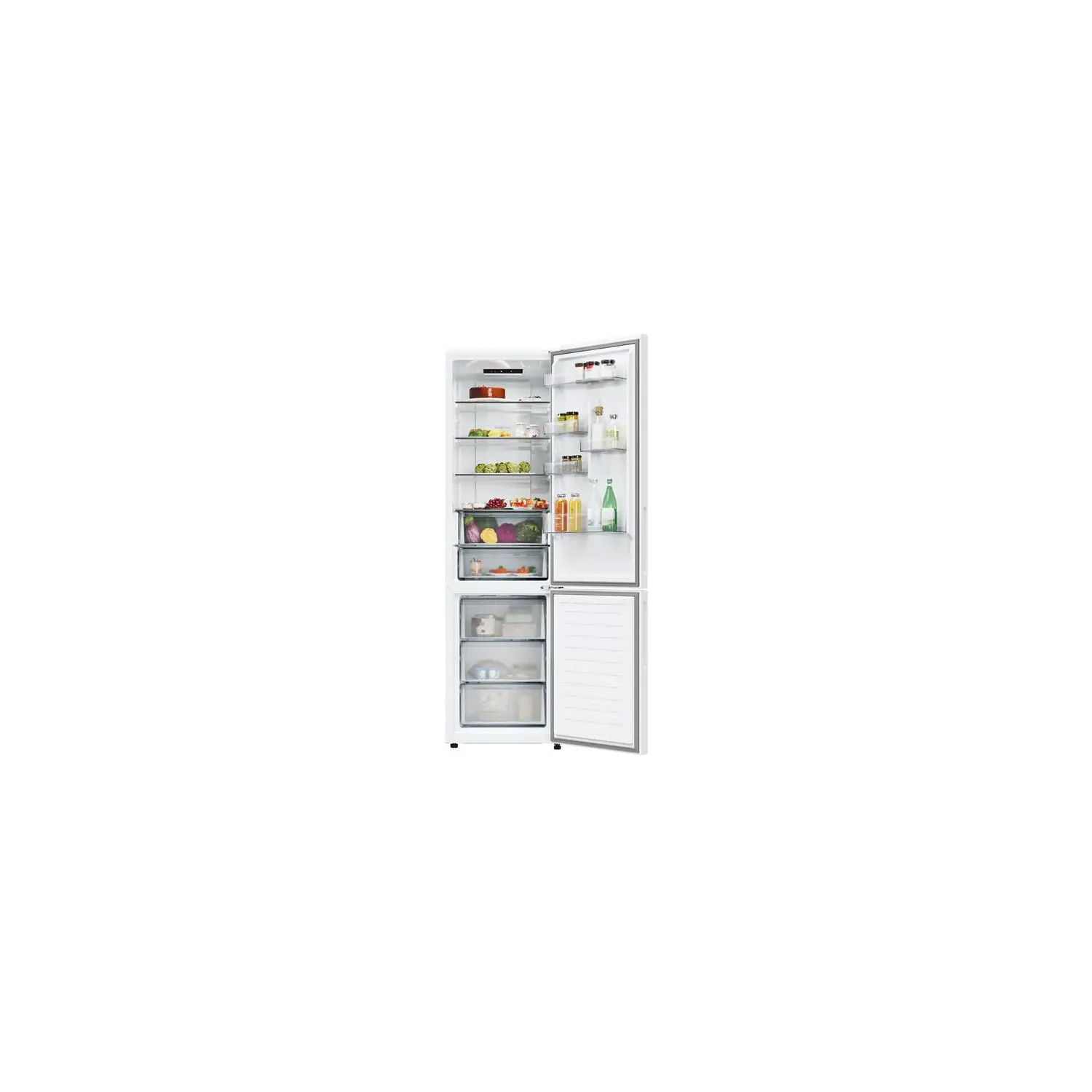 Réfrigérateur combiné Candy Fresco ECN2CQTEW206 Pose libre 409 - vue 2