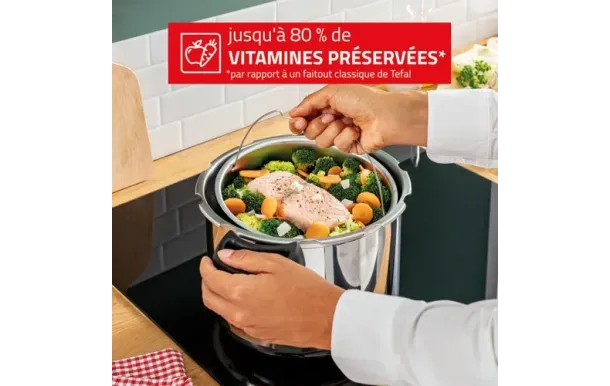 SEB Clipso Minut' Reinvent 7,5 L – Autocuiseur Inox