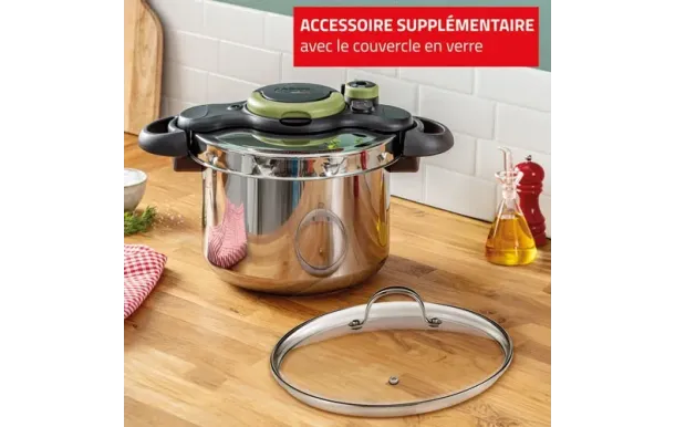 SEB Clipso Minut' Reinvent 7,5 L – Autocuiseur Inox