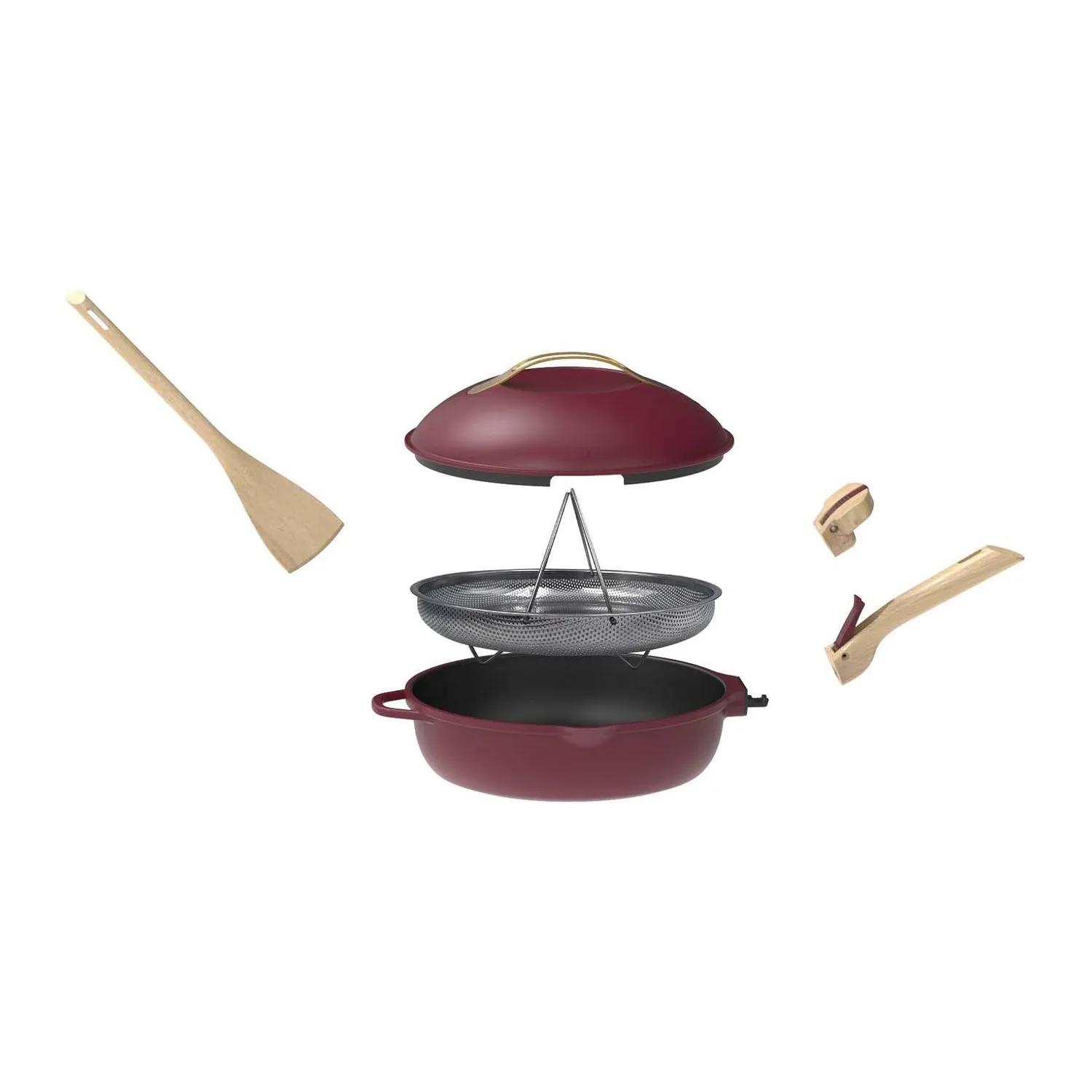 COOKUT - La Fabuleuse Poêle 24 cm Rubis COOKUT - La Fabuleuse Poêle 24 cm Rubis