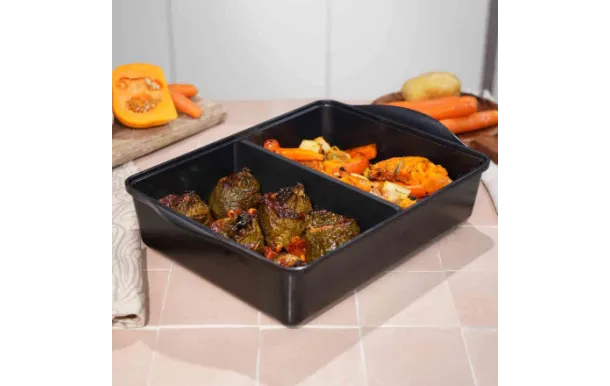 COOKUT L'Incroyable Plat à Four Ajustable Graphite| Plat Sans PFAS