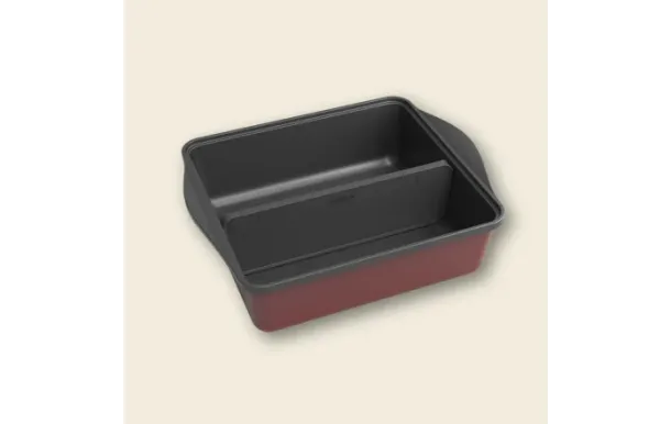 COOKUT L'Incroyable Petit Plat à Four Ajustable Rouge| Plat Sans PFAS