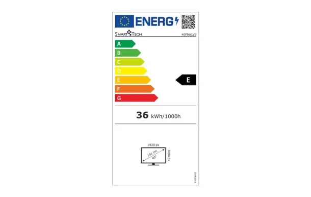SMART TECH TV LED 40" Full HD – Image nette et son clair