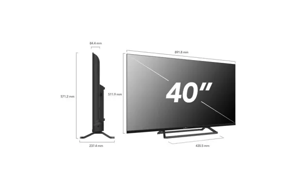 SMART TECH TV LED 40" Full HD – Image nette et son clair