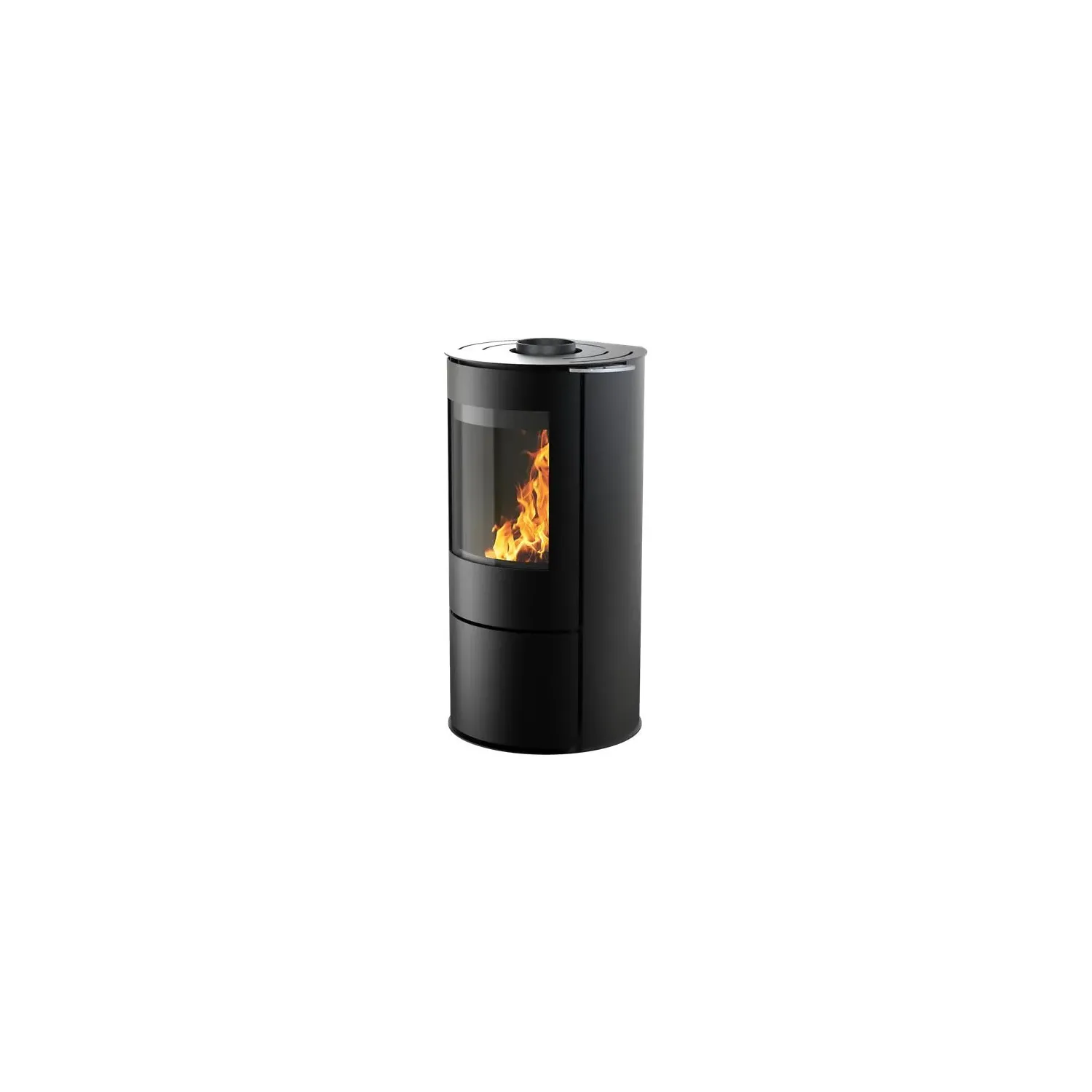 Poêle à bois Supra Leonie 6 kW vertical étanche Double combustion verre 50 cm raccord fumées Ø150 2020 Neuf - vue 4