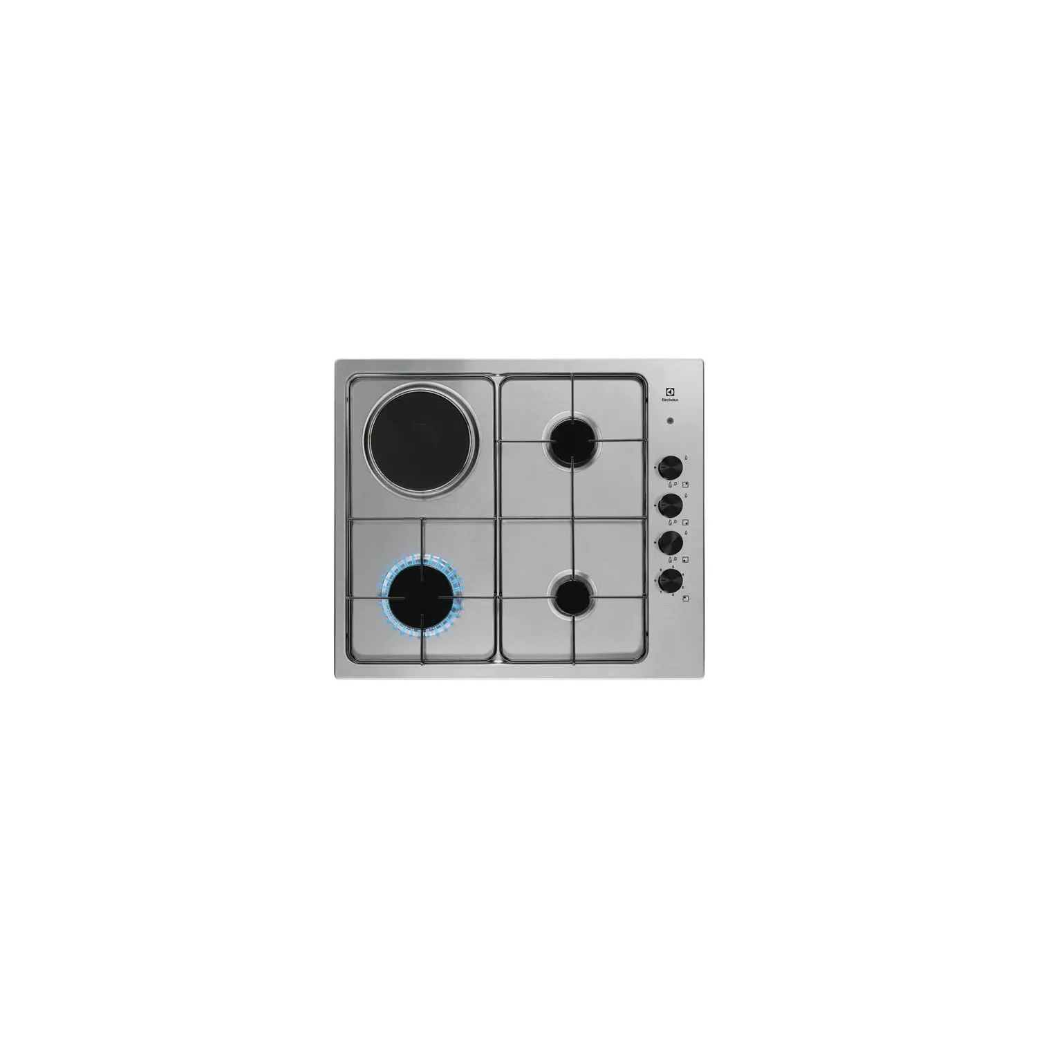 Plaque De Cuisson Mixte Electrolux EGL62821OX – 4 Foyers Acier Inox 7000W - vue 4