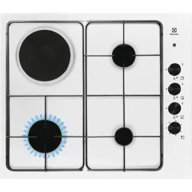 ELECTROLUX EGL62821OW – Table mixte gaz/électrique 58 cm