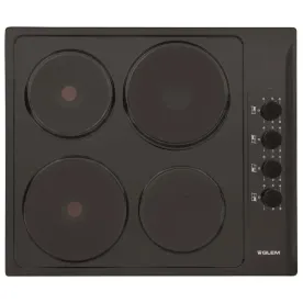 GLEM GTL640BK – Table électrique 60 cm 4 foyers