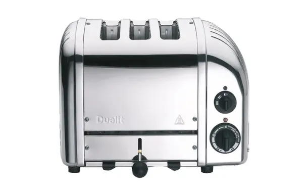 Dualit Grille-Pain 3 Tranches Inox 30260 – Fait main