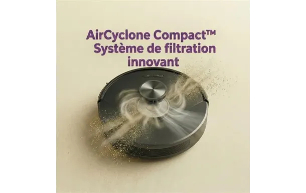 EZICLEAN CyberFlow X – Robot aspirateur laveur connecté