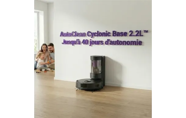EZICLEAN CyberFlow X – Robot aspirateur laveur connecté