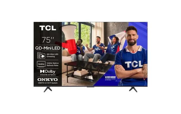 TCL 75P8L – TV QD Mini-LED 4K 190 cm 144 Hz
