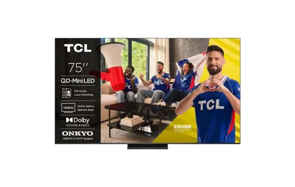 TCL 75C6KPRO – TV QD Mini-LED 4K 190 cm 144 Hz