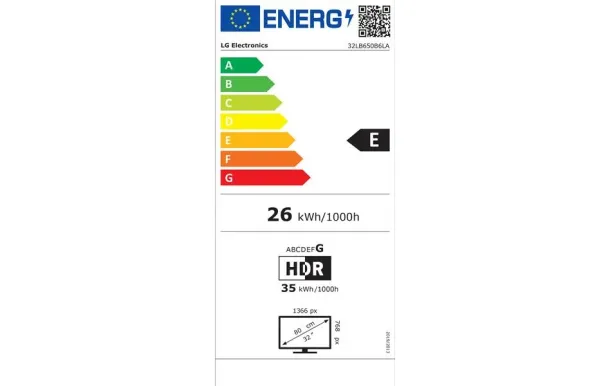 LG 32LB650B6LA – TV LED HD 32 pouces Smart TV