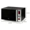 DOMO DO24201C Micro-ondes Combiné 42L Noir