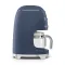 SMEG Cafetière progr. Navy Blue 1.4L LED Année50 DCF02NBEU