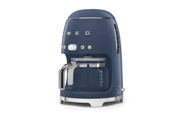 SMEG Cafetière progr. Navy Blue 1.4L LED Année50 DCF02NBEU
