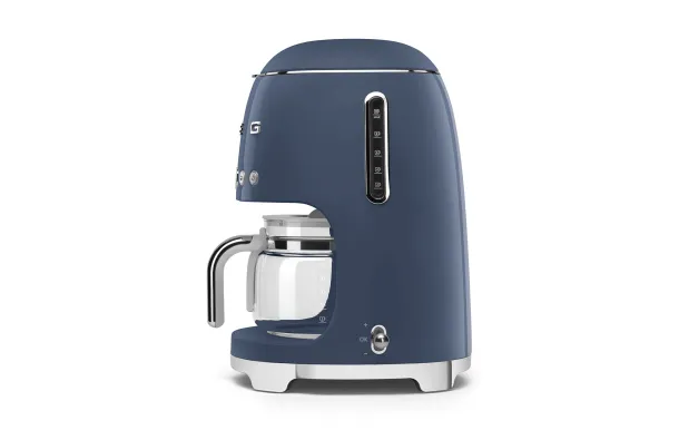 SMEG Cafetière progr. Navy Blue 1.4L LED Année50 DCF02NBEU