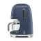 SMEG Cafetière progr. Navy Blue 1.4L LED Année50 DCF02NBEU