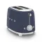SMEG Grille-pain 2 Tranches Navy Blue Années 50 TSF01NBEU