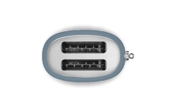 SMEG Grille-pain 2 Tranches Bleu Orage Mat Années 50 TSF01SBMEU