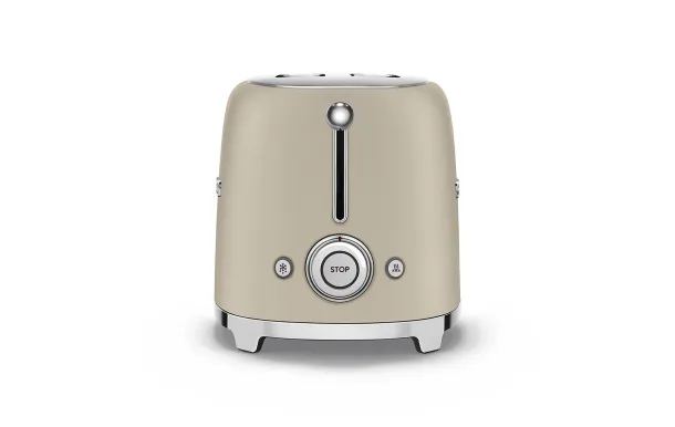 SMEG Grille-pain 2 Tranches Beige Lin Mat Années 50 TSF01MLMEU