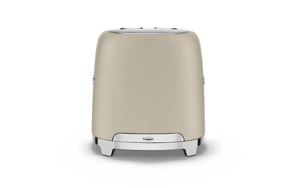 SMEG Grille-pain 2 Tranches Beige Lin Mat Années 50 TSF01MLMEU
