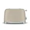 SMEG Grille-pain 2 Tranches Beige Lin Mat Années 50 TSF01MLMEU