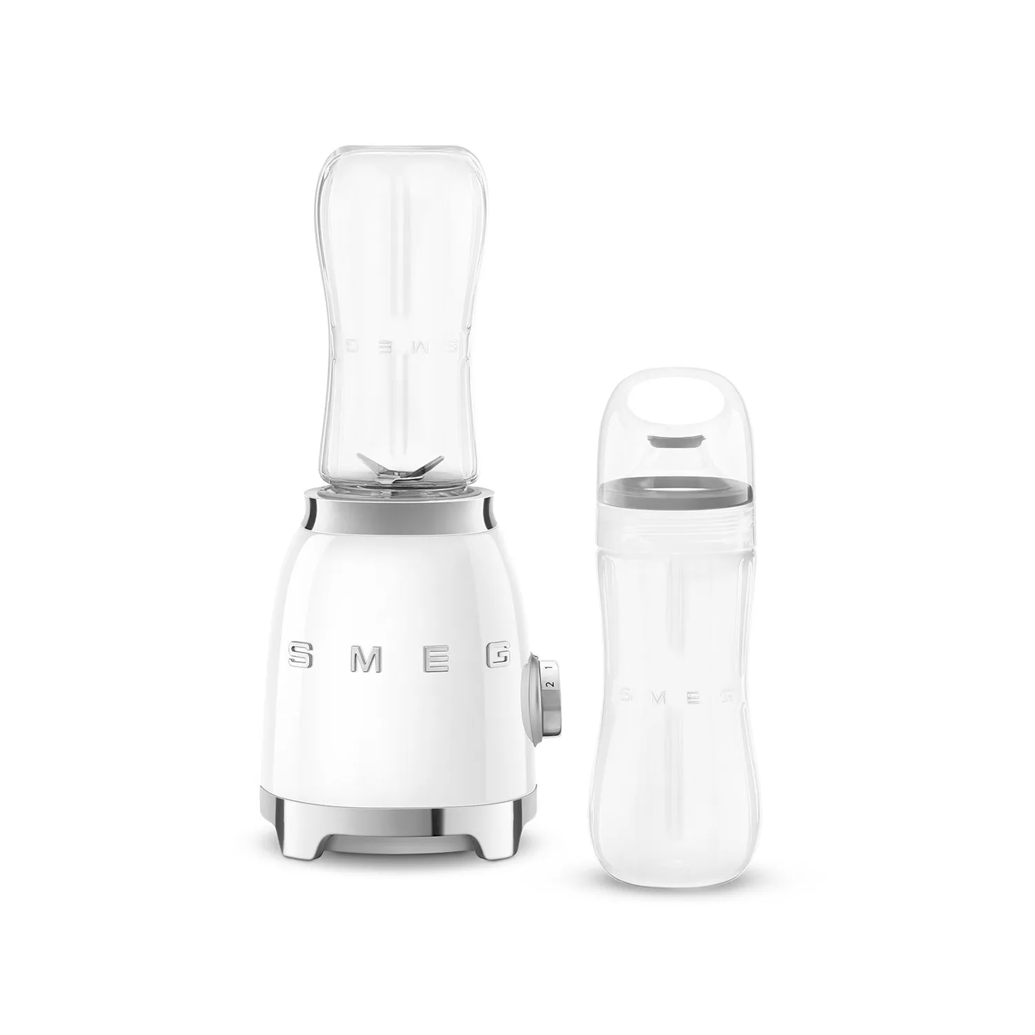 Mini Blender Smeg PBF01WHEU – 300 W, 0,6 L, 2 Vitesses, Design Années 50 - vue 3