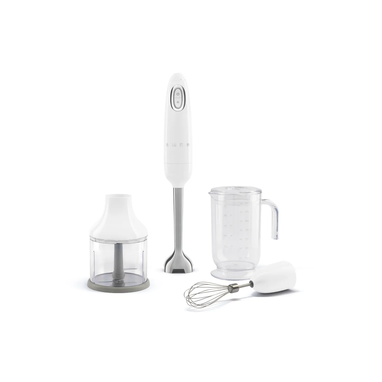 SMEG Mixer Blanc Pied Inox Bol Annee 50/1 HBF03WHEU