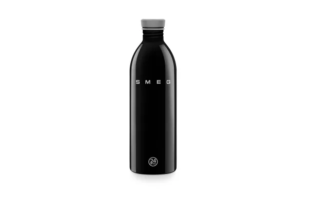 SMEG Bouteille Urbaine Noire 1L Acier Inox WBF02BL