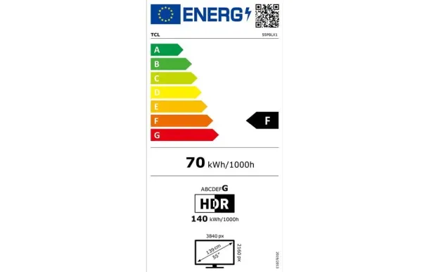 TCL 55P8L – TV QD Mini-LED 4K 55 pouces 144 Hz