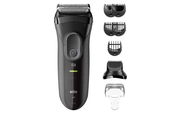 BRAUN 3000BT – Rasoir Série 3 rechargeable 45 min
