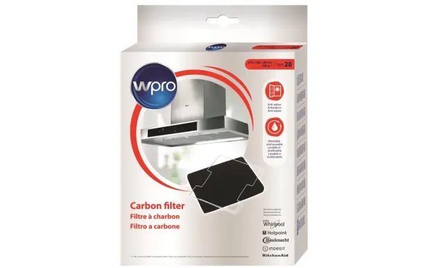 WPRO CFW020/1 – Filtre charbon hotte lavable Type 20