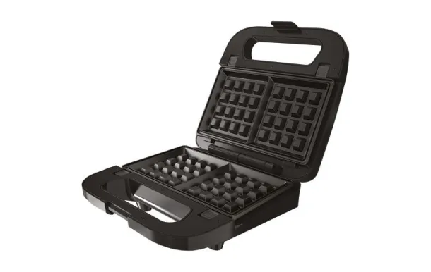 BLACK & DECKER BXSA754E Croque Gaufre Gril 3-en-1 750W