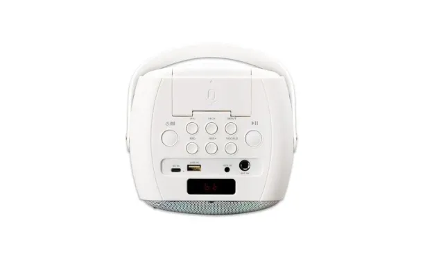 LENCO BTC-060WH – Enceinte karaoké Bluetooth
