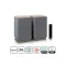 LENCO SPB-241WDGY – Enceintes Hi-Fi Bluetooth 2x40W