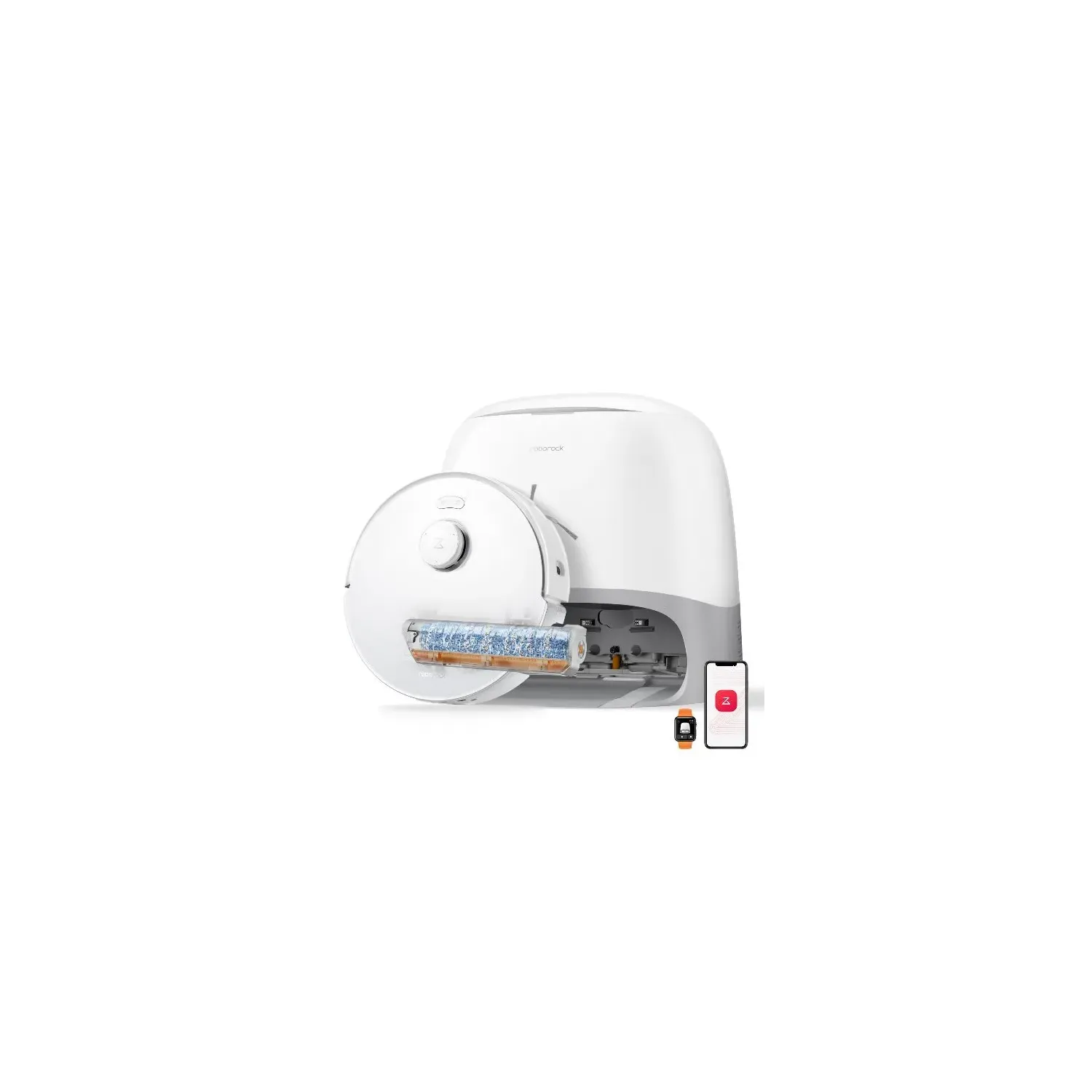 Aspirateur Robot et Laveur Roborock Qrevo Curv 2 FlowX – 20 000 Pa, Vidage Automatique - vue 2