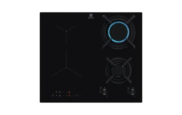 ELECTROLUX KDI640713K – Table mixte induction gaz 60 cm