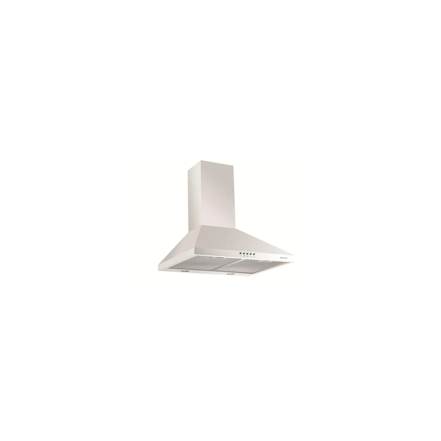 Hotte Murale Glem Gas GHP650WH – Débit 569 m3/h, Classe A