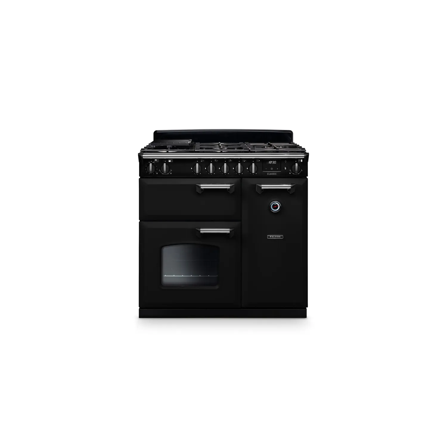 CL90DFPGBLCM E1 90 CM CHROME - vue 2