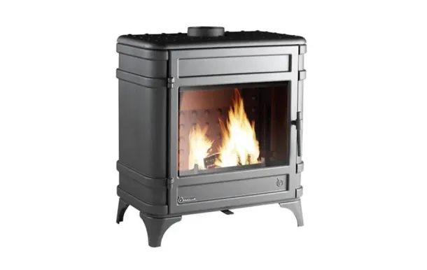 INVICTA Poêle à bois fonte SIAM 12 kW – Style rétro