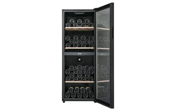 CAVISS Cave à vin 2 zones 100 bouteilles CT2PL100CB