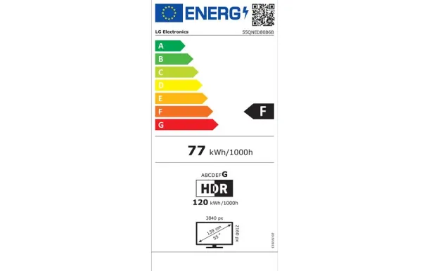 LG 55QNED80B6B – TV 4K 55 pouces Mini-LED
