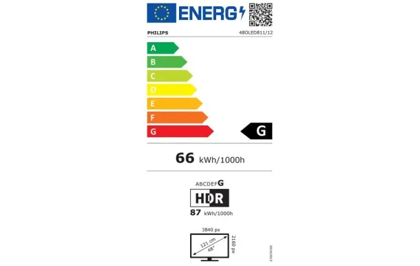 Philips 48OLED811 – TV OLED 4K 122 cm Ambilight