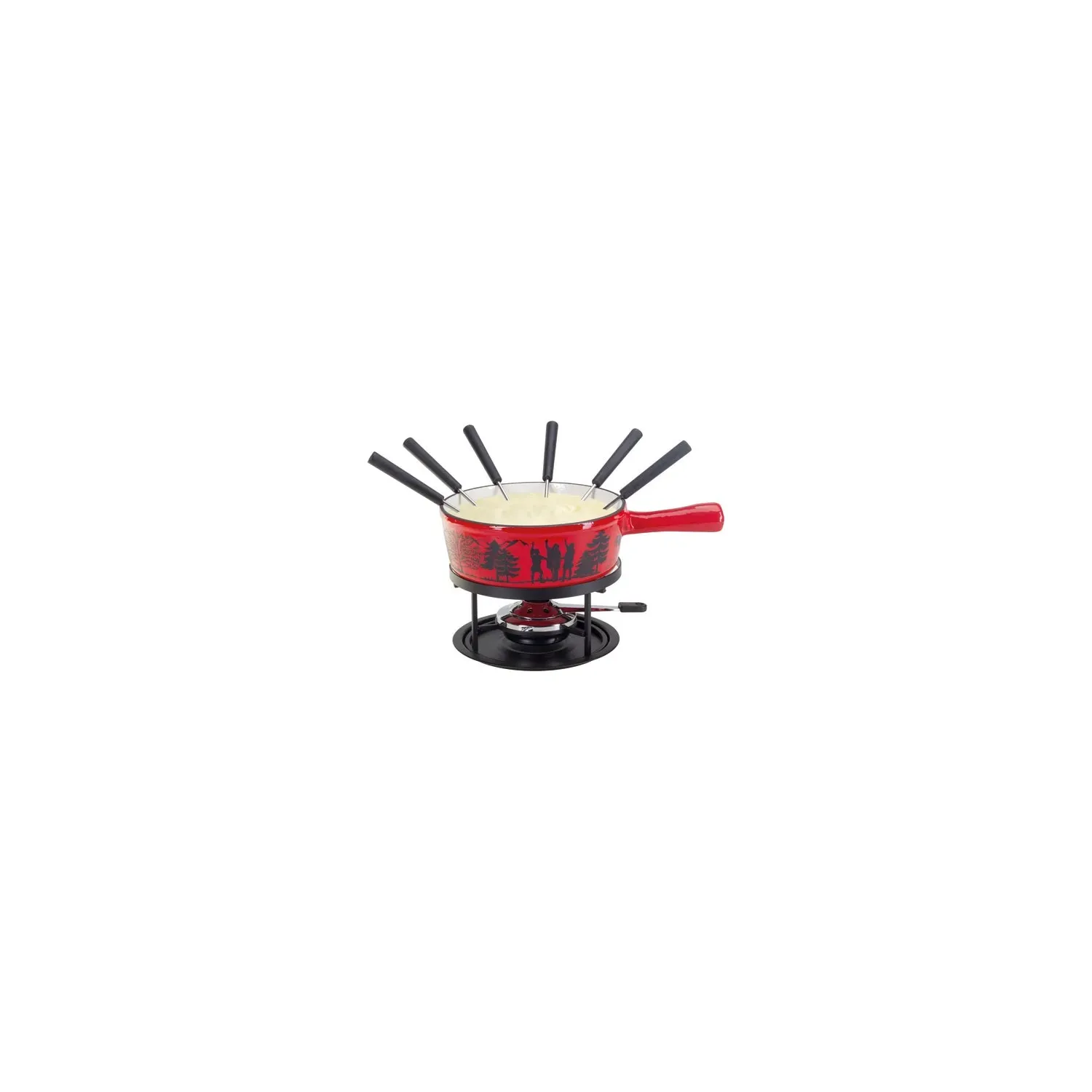 NOUVEL AG Service à fondue 22 cm Rouge NOUVEL AG Service à fondue 22 cm Rouge