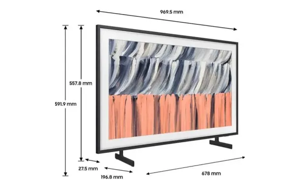 SAMSUNG The Frame 43" 4K QLED – TV tableau TQ43LS03
