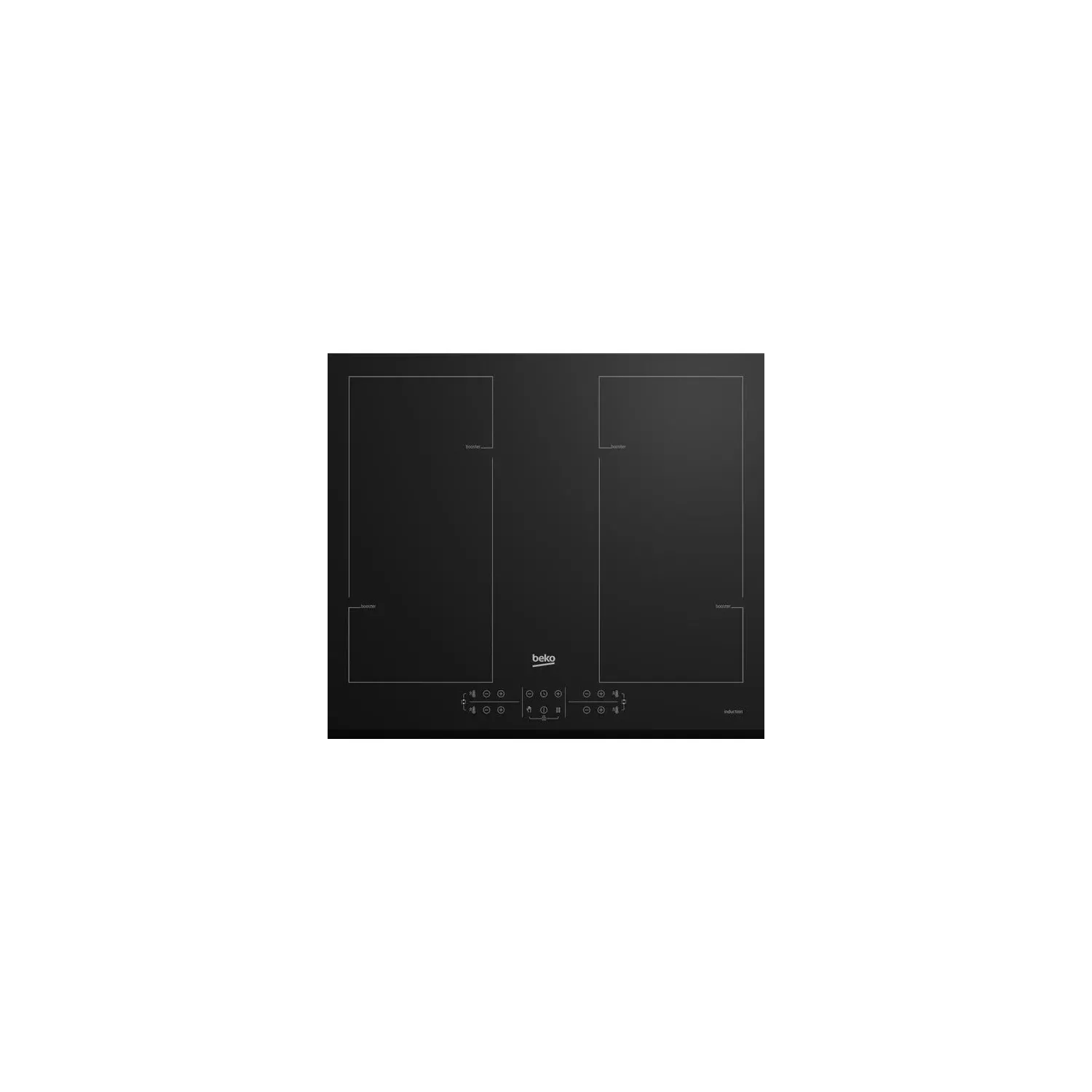 Plaque De Cuisson Induction Beko HII64206F2MT – 4 Foyers, 7200W, Zone Modulable - vue 7